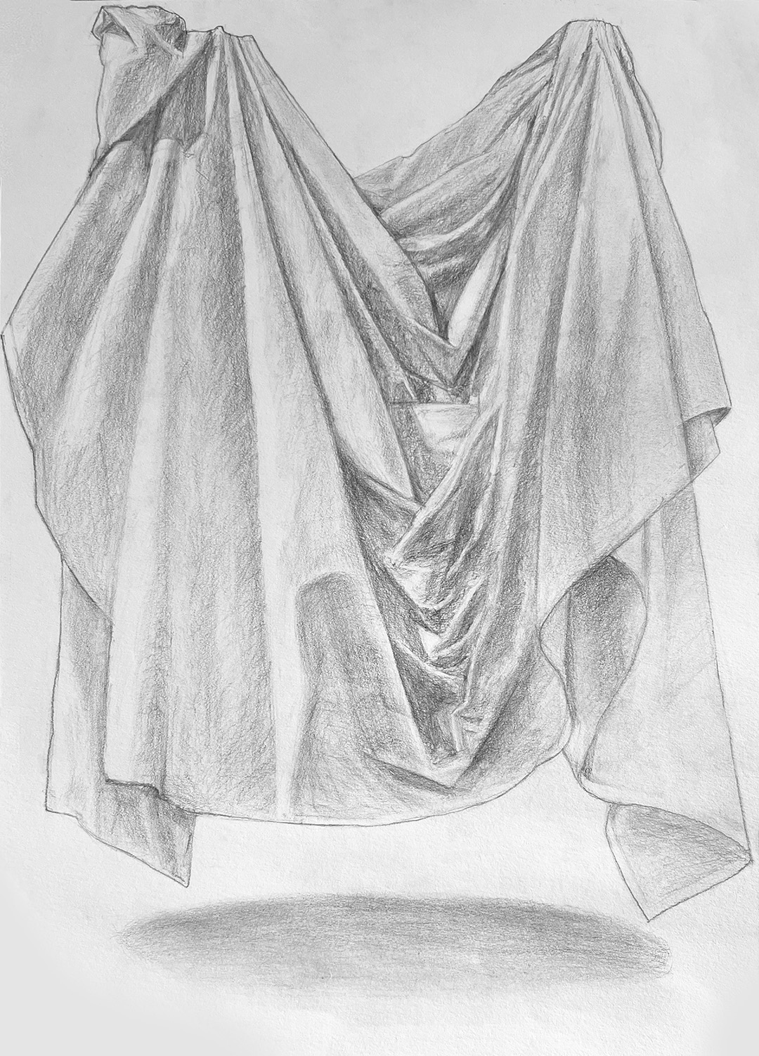 Haunting, 60cm x 42cm, Graphite on Paper, 2025