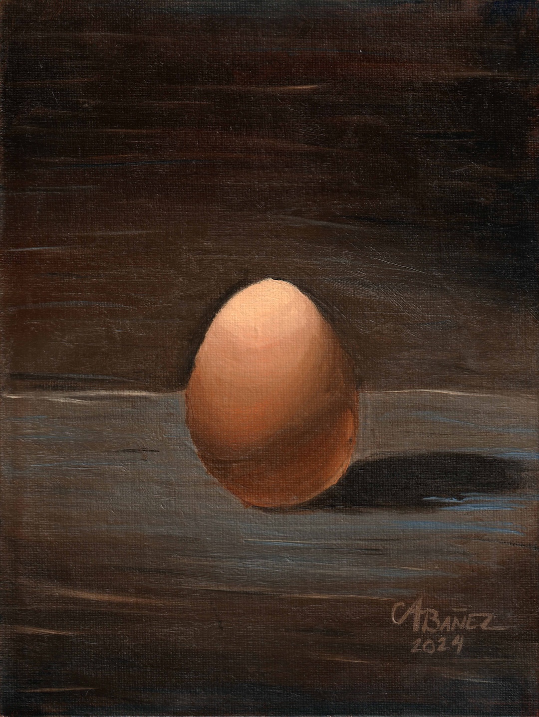 Egg, 18cm x 24cm, Oil on Canvas, 2024